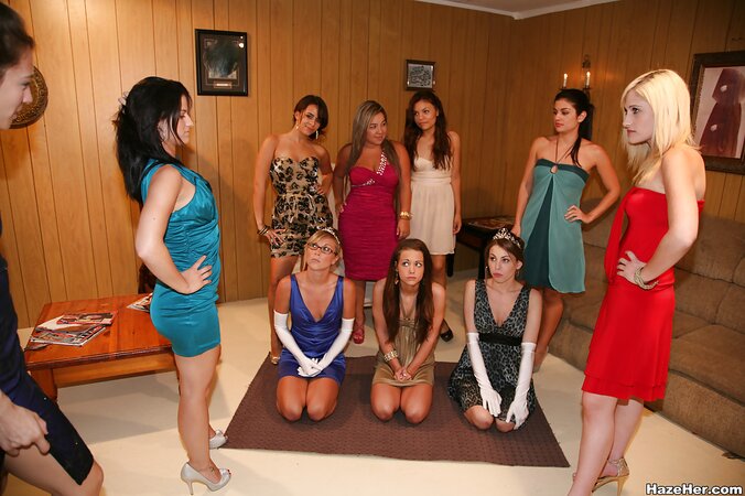 Lesbian orgy features intense pussy and ass licking