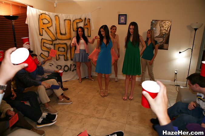 Reality lesbians have a fun party with kissing