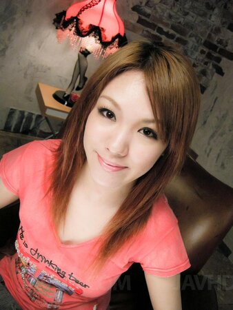 Rei enjoys anal play with a dildo before sucking cock