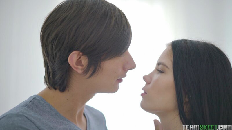 Chloe Black in black stockings takes a hard cock in her ass