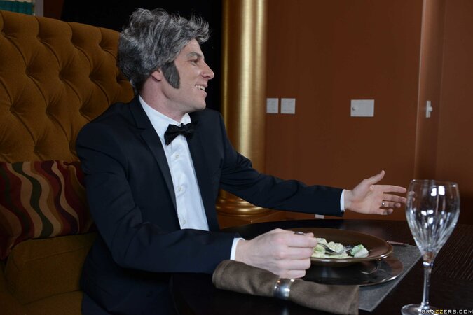 Eva Karera's big tits and pussy fucked hard and cummed on