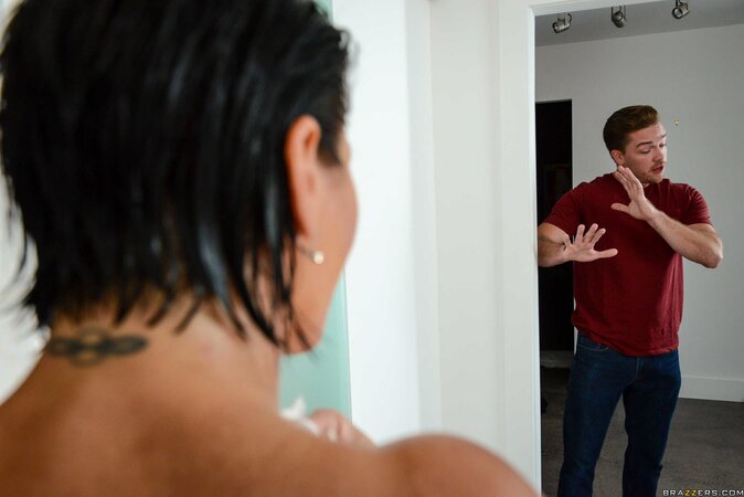 MILF Shay Fox takes a hard fuck from stepson Kyle Mason