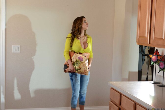 Ariella Ferrera takes a hard fuck after catching her stepson