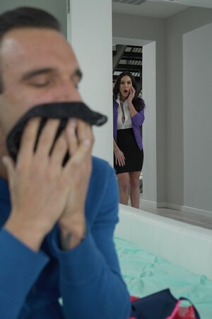 Kendra Lust takes a hard fuck riding a monster cock reverse cowgirl style