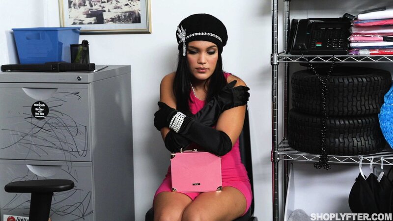 Alina Belle shows her big tits and rides JMac's cock