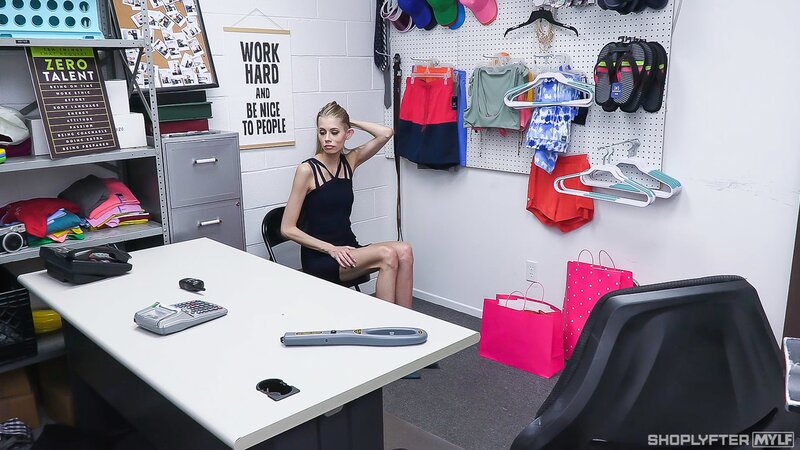 Mike Mancini gives shoplifter Kyaa Chimera a cumshot