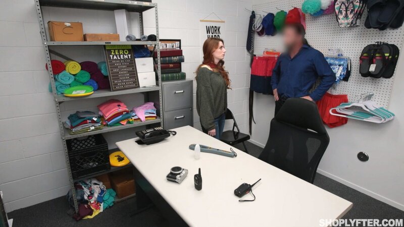 Aria Carson gets stripped and fucked by Jack Vegas in the office