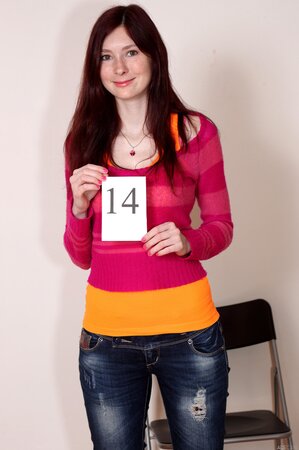 Czech amateur exposing her natural boobs and trimmed cunt