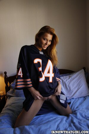 Tanned babe turns on taking pics of her nude tits and takes a toy to masturbate