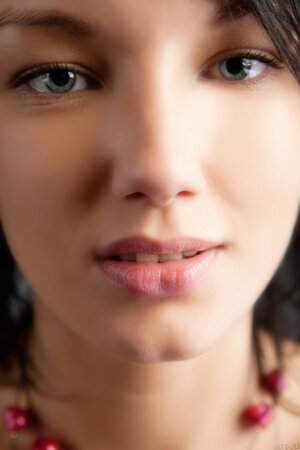 Loreen A flaunts her hairy twat in red stockings