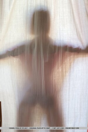 Chanel Fenn shows off her sexy ass while getting naked outdoors