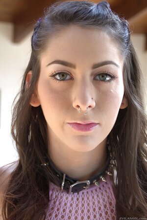 Mazzaratie Monica spreads her buttcheeks in a solo action