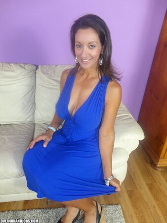 Sexy MILF Persia Monir enjoys giving her stepson a titjob while stroking his dick