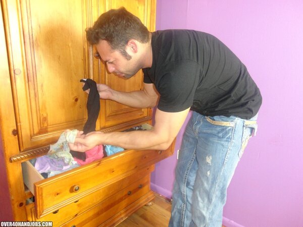 Sexy MILF Persia Monir enjoys giving her stepson a titjob while stroking his dick