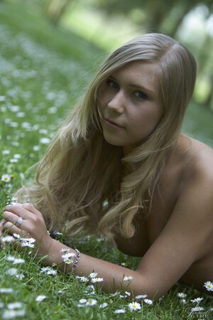 Sheryl Nitro presents her natural, pierced tits in a public place