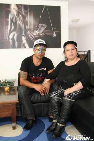 Carlos Daniel fucks the pale-skinned twat of Italian BBW Jessica Grandi with his young stallion dick