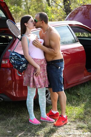 Taylor Krystal going out with her partner and receiving a cumshot