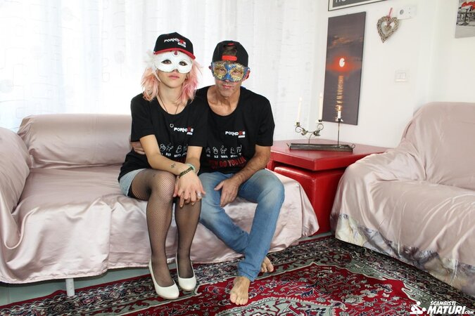 Indya Mirales wears a mask and gets fingered and fucked on camera