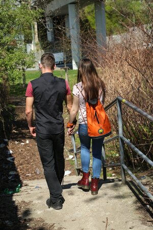 Luna Rival starts the day outside and ends it with sex at home