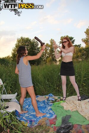 College students engage in outdoor hardcore group sex with friends