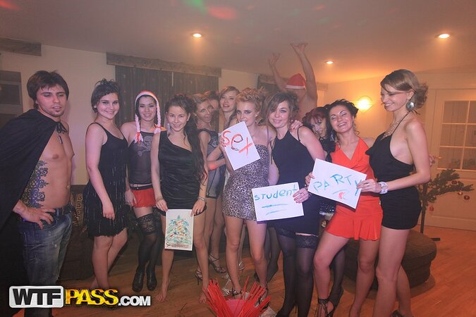 College students indulge in group sex during the holiday season