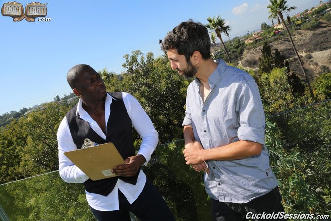 Mandy Muse enjoys making her cuckold clean up after fucking a BBC