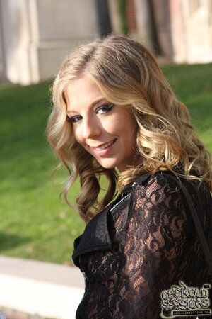 Cute Chastity Lynn gets wild with a BBC in her shaved pussy