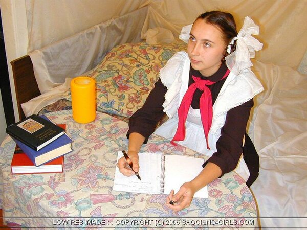 Two army men are having a threesome with a shy brunette teen