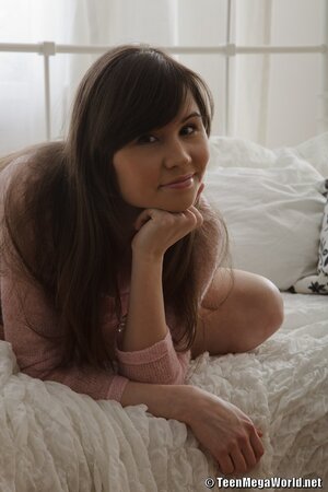 She is showing ass and slowly enjoying hard dick inside