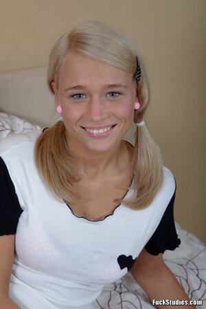 Connie Rose is going to cum as he blasts her tight slit