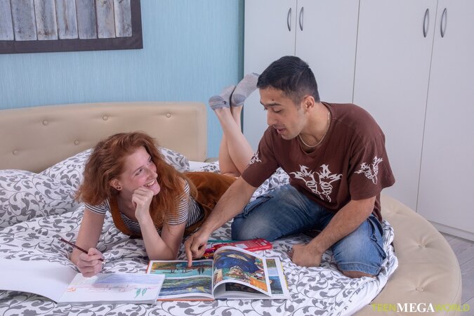 Her smiling face is the best reward for his horny fucker