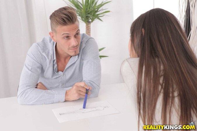 Anya Krey sucks a cock after riding it