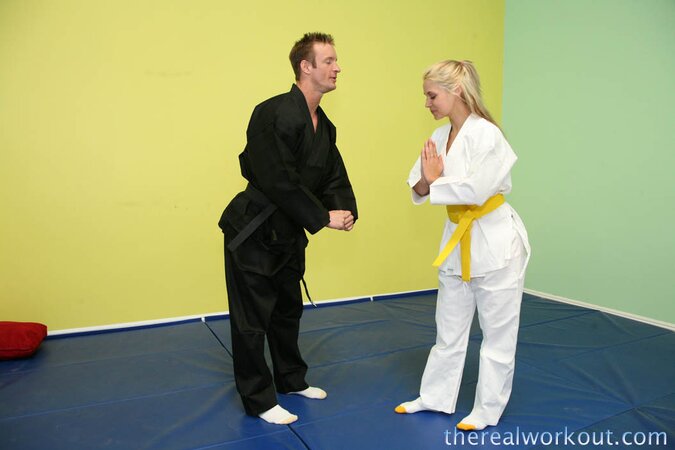 Blonde  gets her perfect body exposed and then used on cam