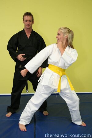 Blonde  gets her perfect body exposed and then used on cam