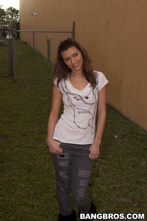 Victoria Lawson was the one tugging to get him off in public