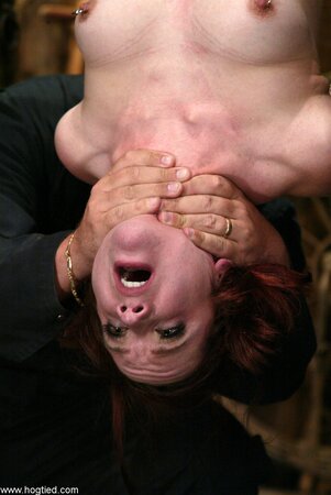 Pinky Lee enjoys being hogtied