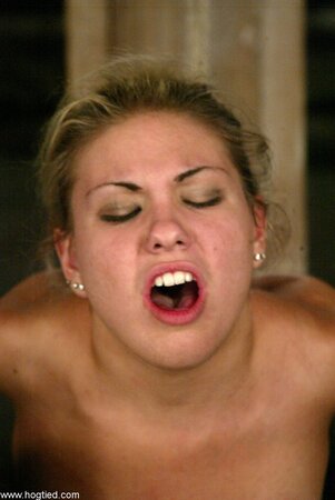 The slow drag of another slave's fingers makes her so wet