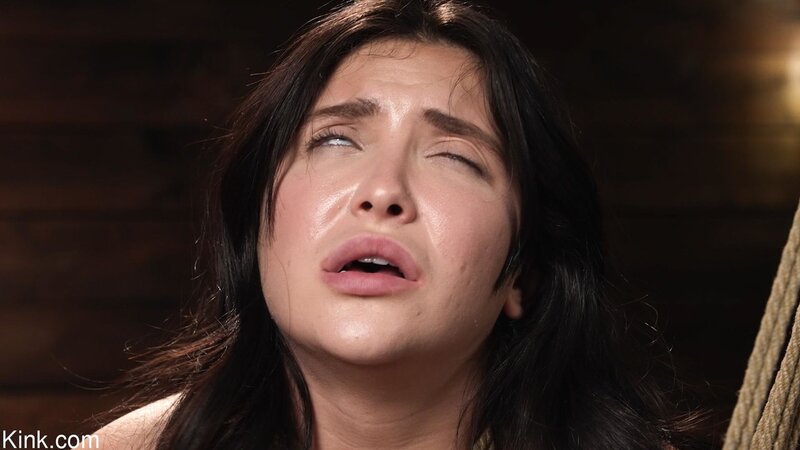 Jane Wilde enjoys being hogtied in hot porn pics