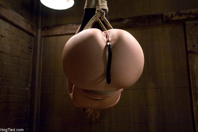 Dana DeArmond gets her pussy and big ass toyed in the dungeon while tied up