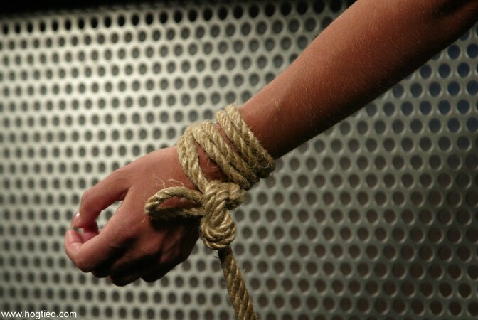 Goldie enjoys whipping and dildoing with her master