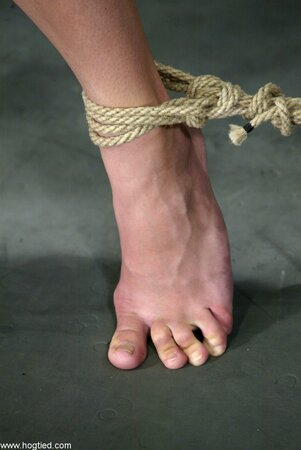 Jenni Lee and Jade Marxxx get bound together for a bare ass whipping