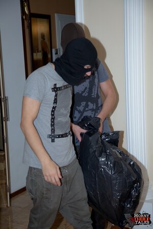 Adorable teen Rosalina enjoys getting rammed by two masked men