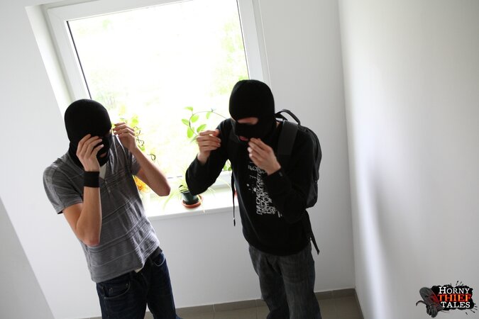 Shy Angela gets rammed by thieving dudes with horrible intentions