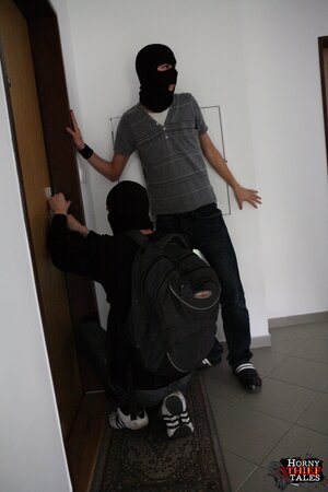 Shy Angela gets rammed by thieving dudes with horrible intentions