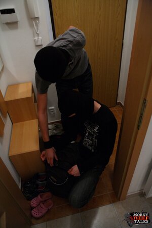 Shy Angela gets rammed by thieving dudes with horrible intentions