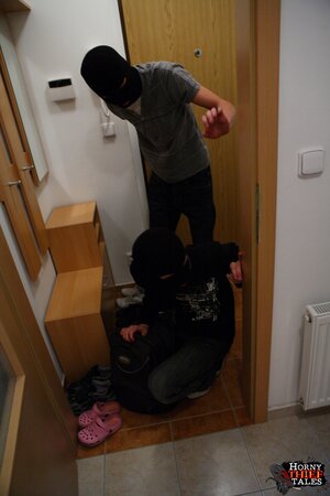 Shy Angela gets rammed by thieving dudes with horrible intentions