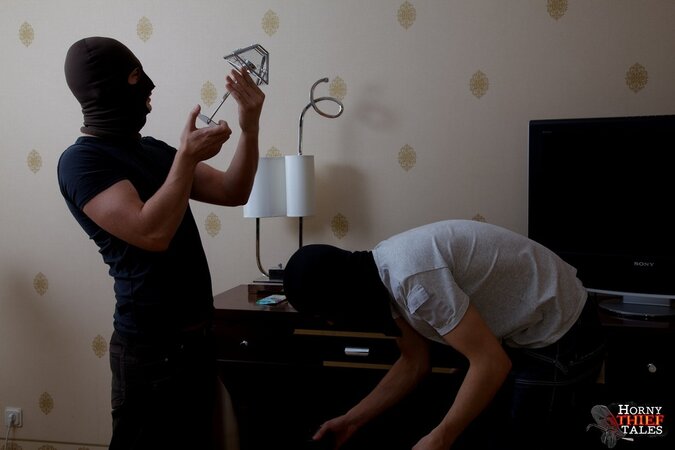 Horny teen girl has to deal with two kinky fucking invaders