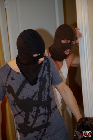 Valya is awakened by masked men wanting to fuck and jizz on her