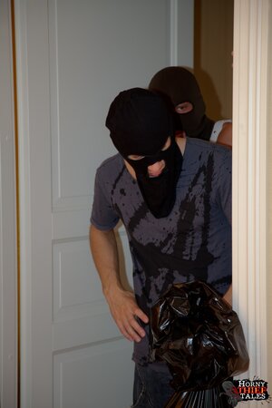 One of the guys makes her beg for permission to touch herself