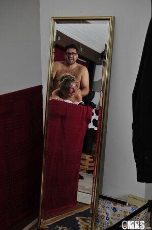 Horny amateur mature women share a young cock for riding and sucking